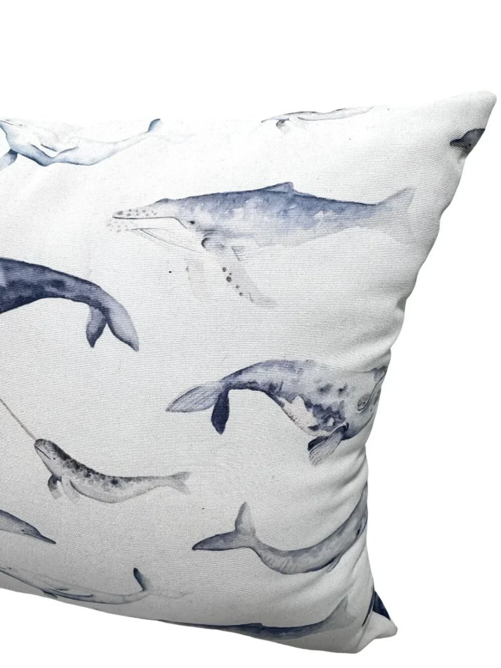 RARE Pottery Barn Whales Sea Pod Decorative Pillow 15